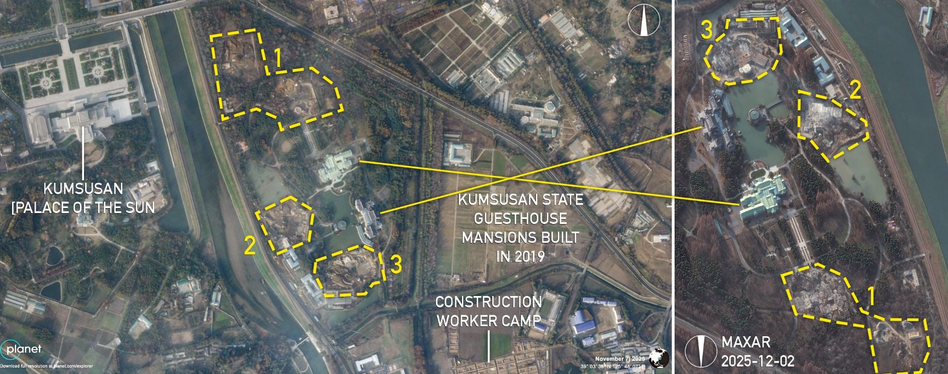 Путіну терміново будують елітний особняк у КНДР: з’явилися фото