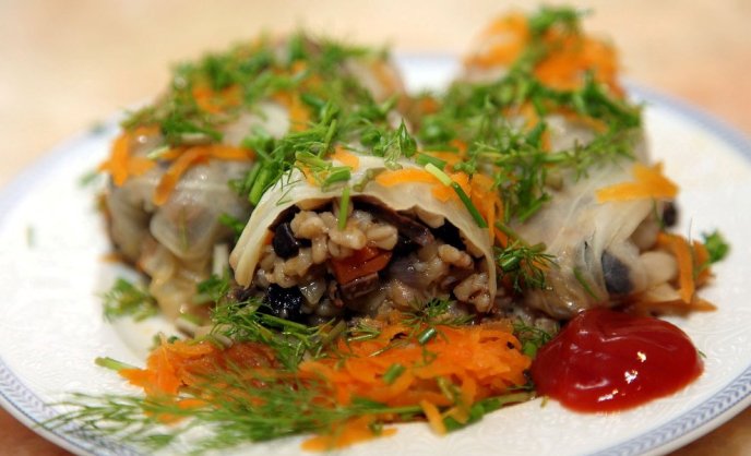 Пісні страви на Святвечір: рецепти 12 різдвяних страв – 03 Пісні голубці на Святвечір