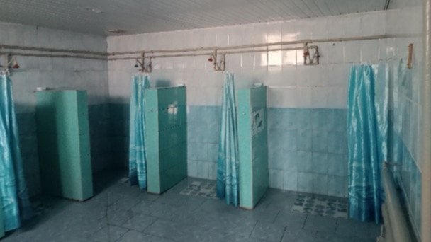 Лазня колонії. Фото: ombudsman.gov.ua