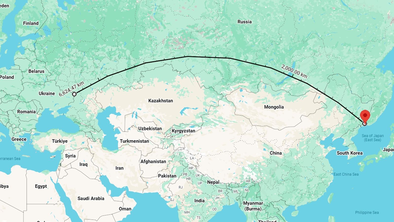 Китай просив Україну не бити по Владивостоку