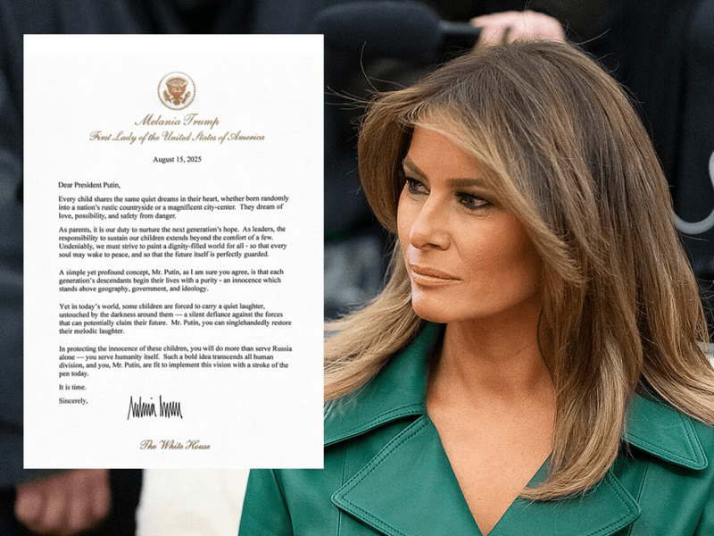 Реакція Меланії Трамп на лист від Зеленської про дітей